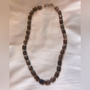 Vintage - Picture Jasper GF Beaded Necklace
